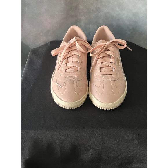 Puma Club Leather Sneakers Women's Rose Quartz Leopard Print Casual Shoes Size 8 - Picture 6 of 9